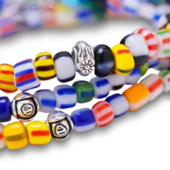 Amalfi | Trio Colorway zestaw 3 bransoletek ze szklanych koralików