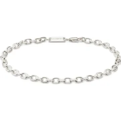 Argentia | Bransoletka typu cable 4 mm z surowego srebra 925 bez powłoki
