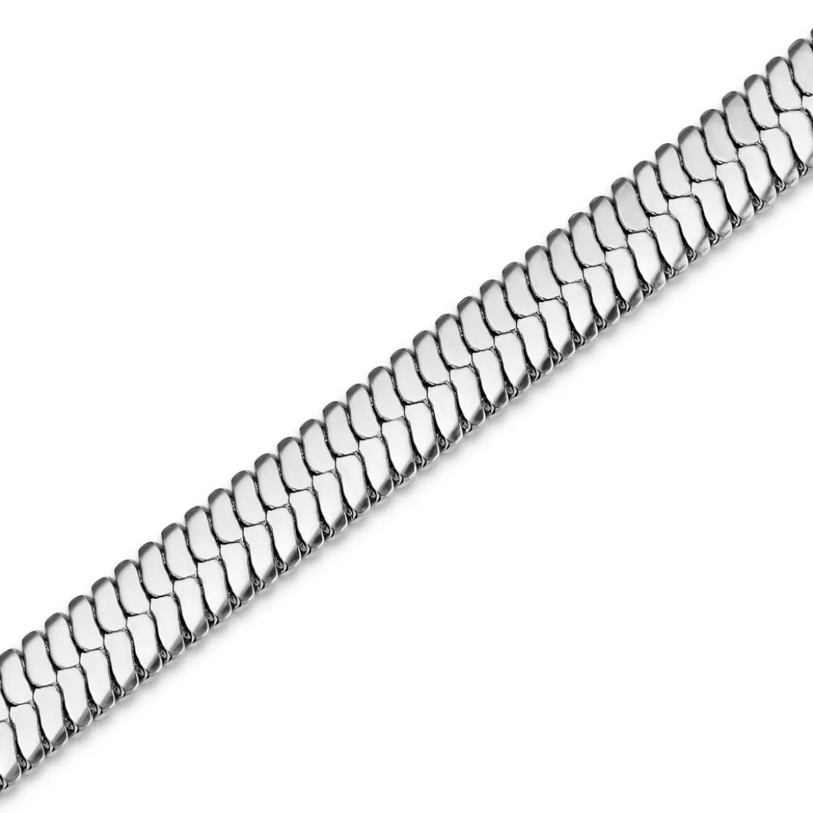 Argentia | Próba 925 | 6 mm rodowana srebrna bransoletka jodełka