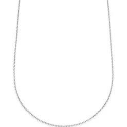 Argentia | Próba 925 | 2 mm rodowany srebrny naszyjnik kabelkowy