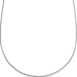 Argentia | Próba 925 | 2 mm rodowany srebrny naszyjnik linka