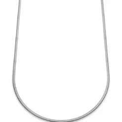 Argentia | Próba 925 | 4 mm rodowany srebrny naszyjnik jodełka