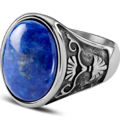 Atlantis | Sygnet z lapis lazuli