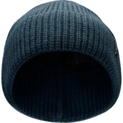 Baltic | Granatowa prążkowana czapka beanie z akrylu