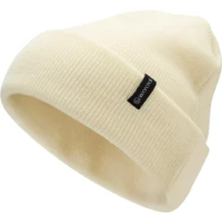 Baltic | Kremowa cienka czapka beanie z akrylu