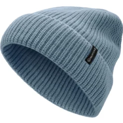 Baltic | Niebieska prążkowana czapka beanie z akrylu
