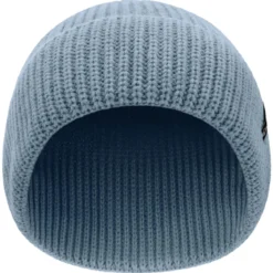 Baltic | Niebieska prążkowana czapka beanie z akrylu