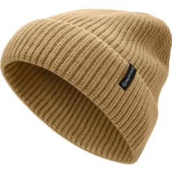 Baltic | Piaskowa prążkowana czapka beanie z akrylu