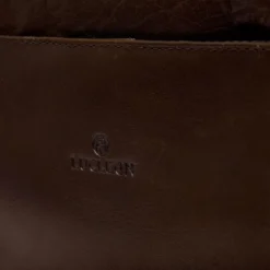 Brązowa skórzana torba na laptopa Montreal