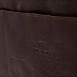 Brązowa skórzana torba na laptopa XL Montreal