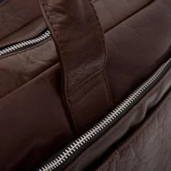 Brązowa skórzana torba na laptopa XL Montreal