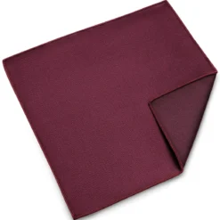 Burgundowa poszetka rypsowa