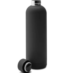 Butelka na wodę | 500 ml | Czarna stal nierdzewna
