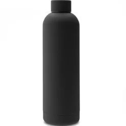 Butelka na wodę | 750 ml | Czarna stal nierdzewna