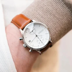1844 Chronograph | Stal chirurgiczna i biały
