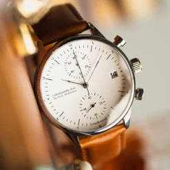 1844 Chronograph | Stal chirurgiczna i biały
