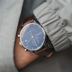 1815 Chronograph | Stal chirurgiczna & promienisty niebieski