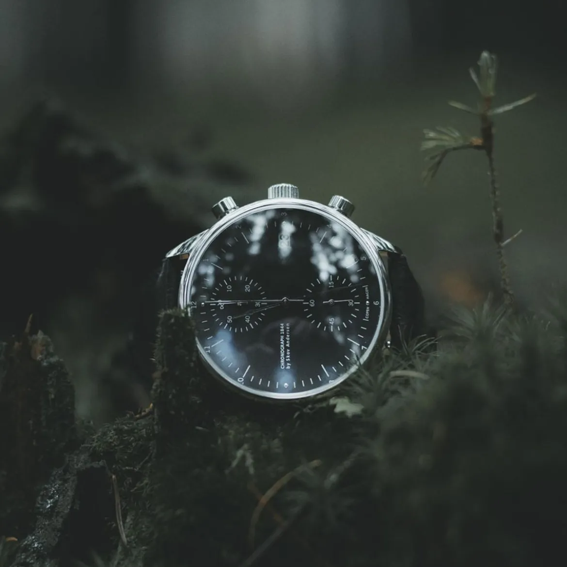 1844 Chronograph | Stal i czarny