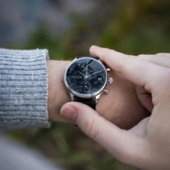 1844 Chronograph | Stal i czarny