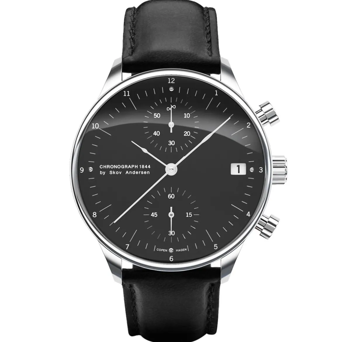 1844 Chronograph | Stal i czarny