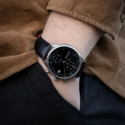 1844 Chronograph | Stal i czarny