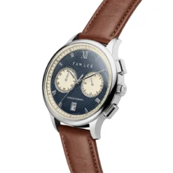 Cicero | Niebieski zegarek vintage z chronografem