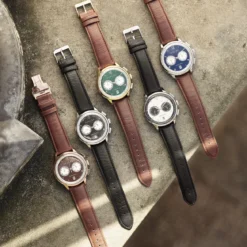 Cicero | Niebieski zegarek vintage z chronografem