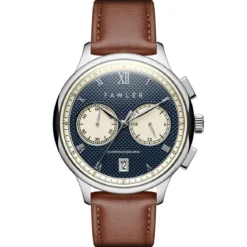 Cicero | Niebieski zegarek vintage z chronografem