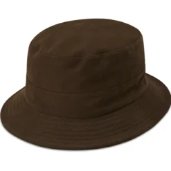 Ciemnobrązowy kapelusz Bucket Hat Giotto Moda