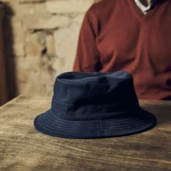 Ciemnogranatowy kapelusz Bucket Hat Giotto Moda