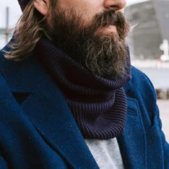 Ciemnogranatowy szalik miejski tuba Frisco