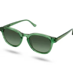 Classic | Zielone okulary przeciwsłoneczne Panto