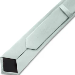 8 cm arktyczny niebieski krawat rypsowy