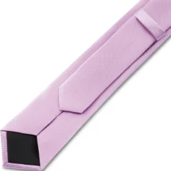 8 cm jasnofioletowy krawat rypsowy