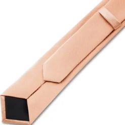 8 cm różano-różowy krawat rypsowy