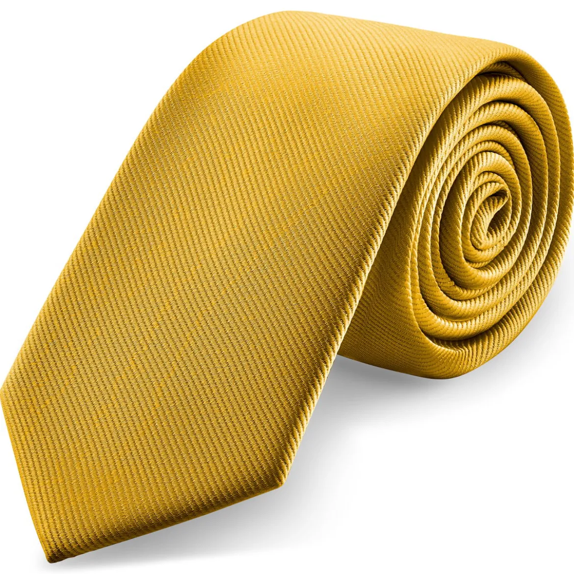 8 cm złocisto-brązowy krawat rypsowy