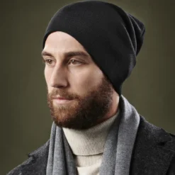 Czarna czapka beanie Kent Kane