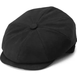 Czarna czapka gazeciarza Maso Moda