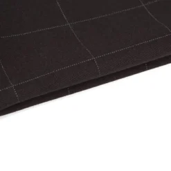 Czarna poszetka w kratkę