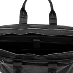 Czarna skórzana torba na laptopa XL Montreal