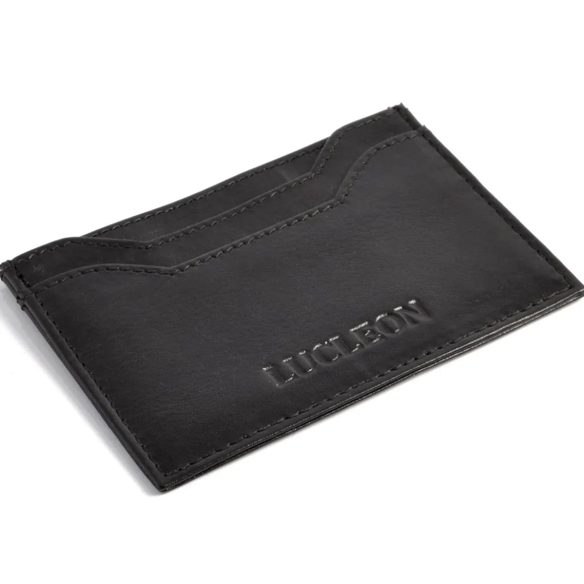 Czarne etui na karty RFID Bruce