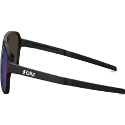 Czarne i niebieskie okulary przeciwsłoneczne w stylu retro | Bliz 0ZB7018