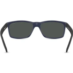 Czarne kwadratowe okulary przeciwsłoneczne w rogowej oprawce | Arnette 0AN4185