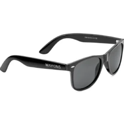 Czarne polaryzacyjne okulary przeciwsłoneczne retro