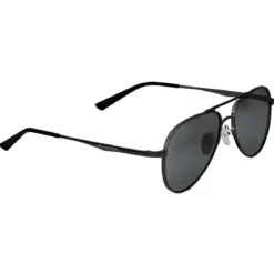 Czarne polaryzacyjne okulary przeciwsłoneczne aviator z tytanu
