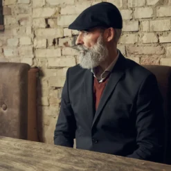 Czarny kaszkiet Mario Moda