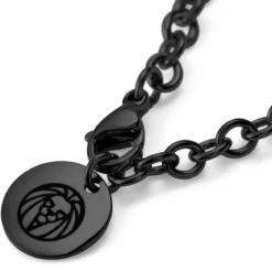 Czarny naszyjnik Believe
