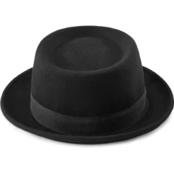 Czarny wełniany kapelusz Heisenberg Fido