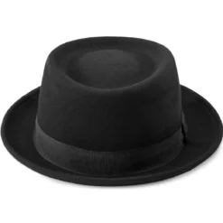 Czarny wełniany kapelusz Heisenberg Fido