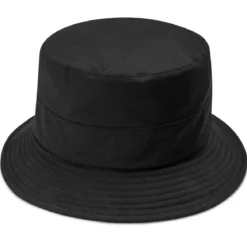 Czarny wodoszczelny kapelusz Bucket Hat Gino Moda